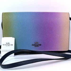 COACH  HAYDEN  OMBRE CROSSGRAIN LEATHER CROSSBODY